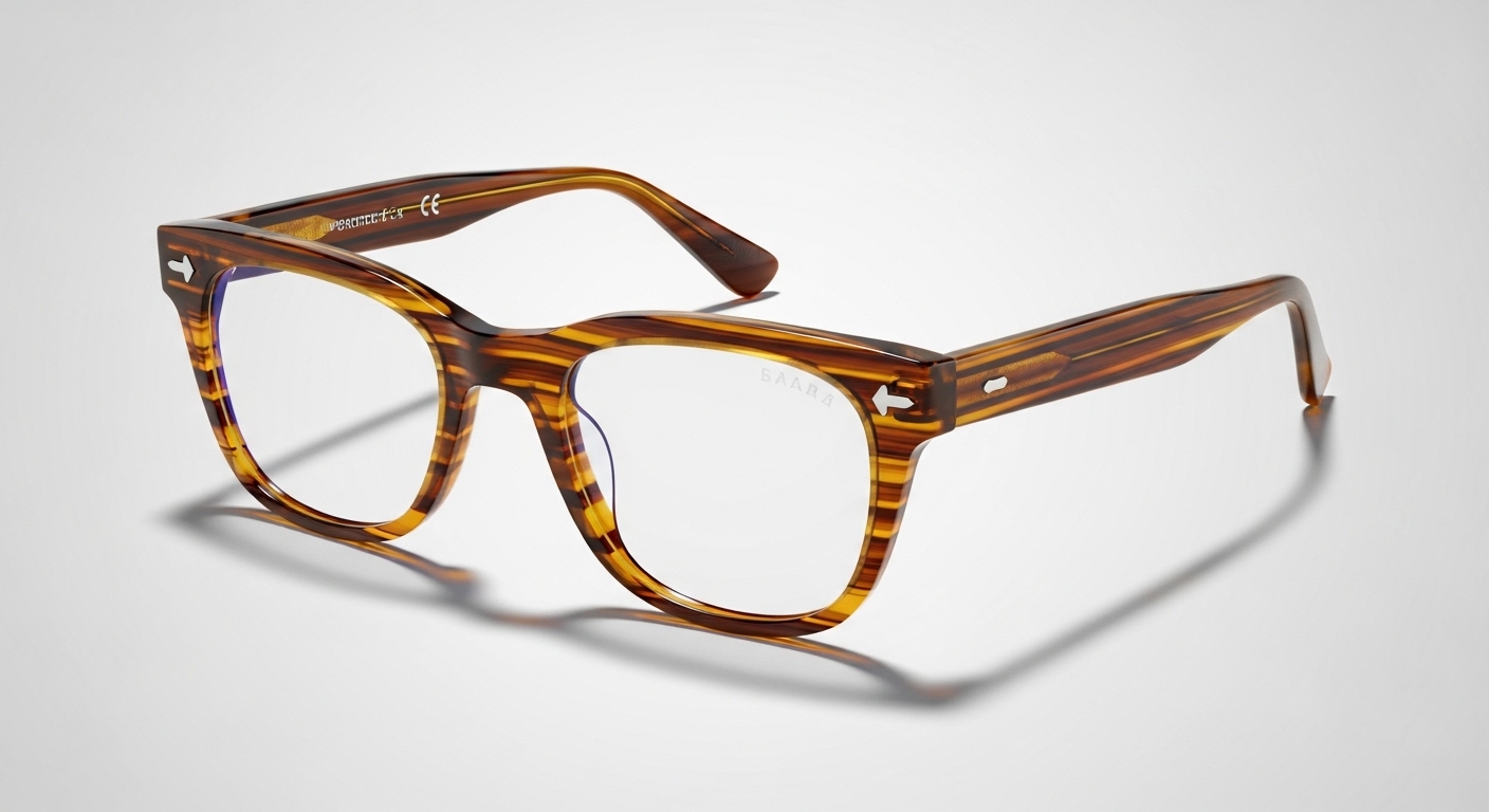 Minimal round-frame computer glasses with matte black design